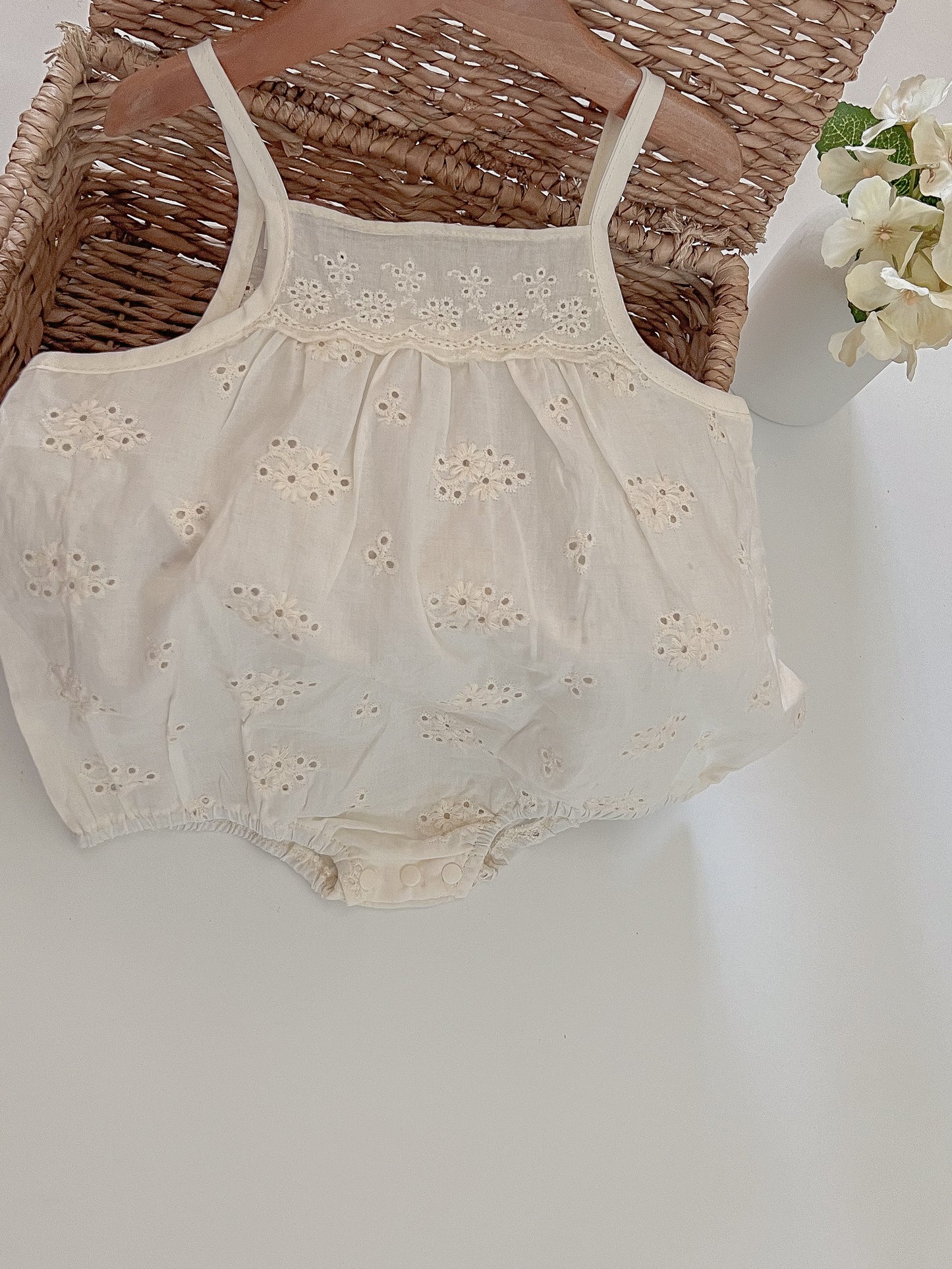 Eliana Romper - Beige