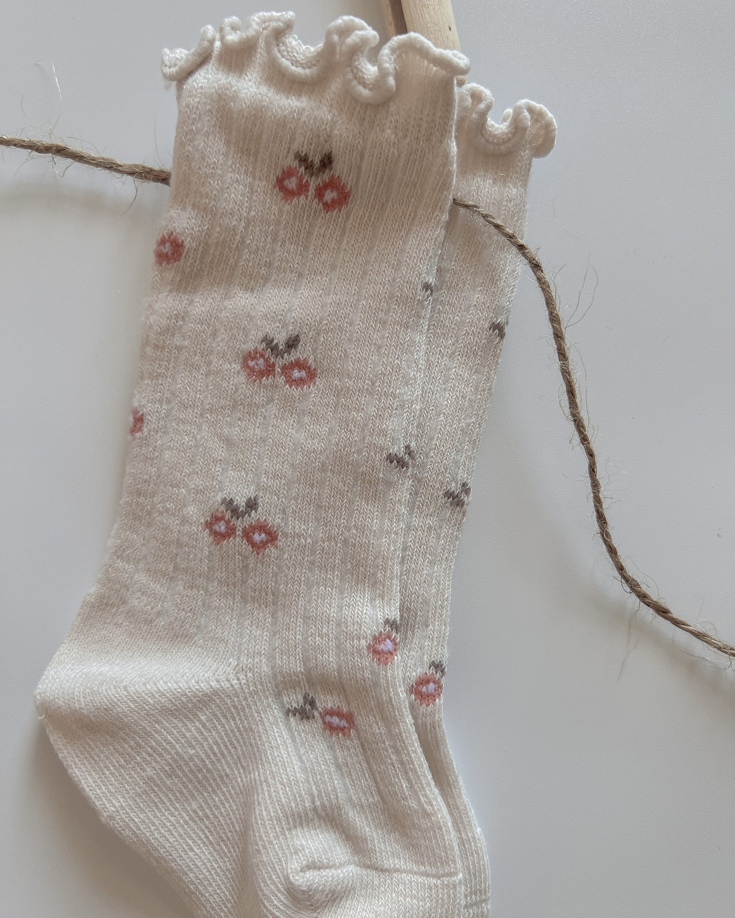 Amelia High Socks - Beige