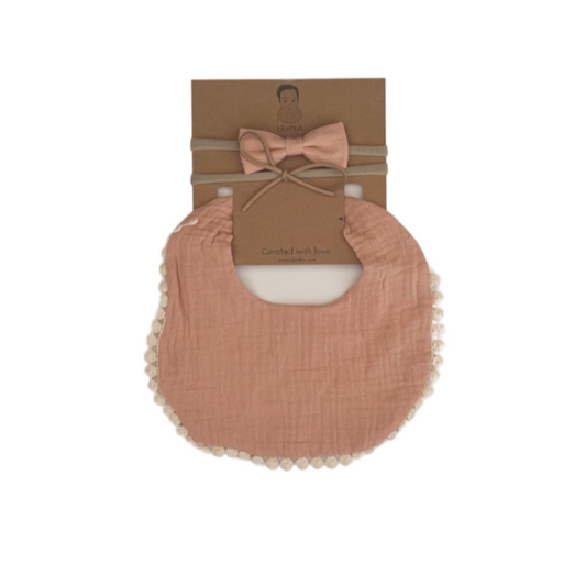 Tassel Bib Set - Cider