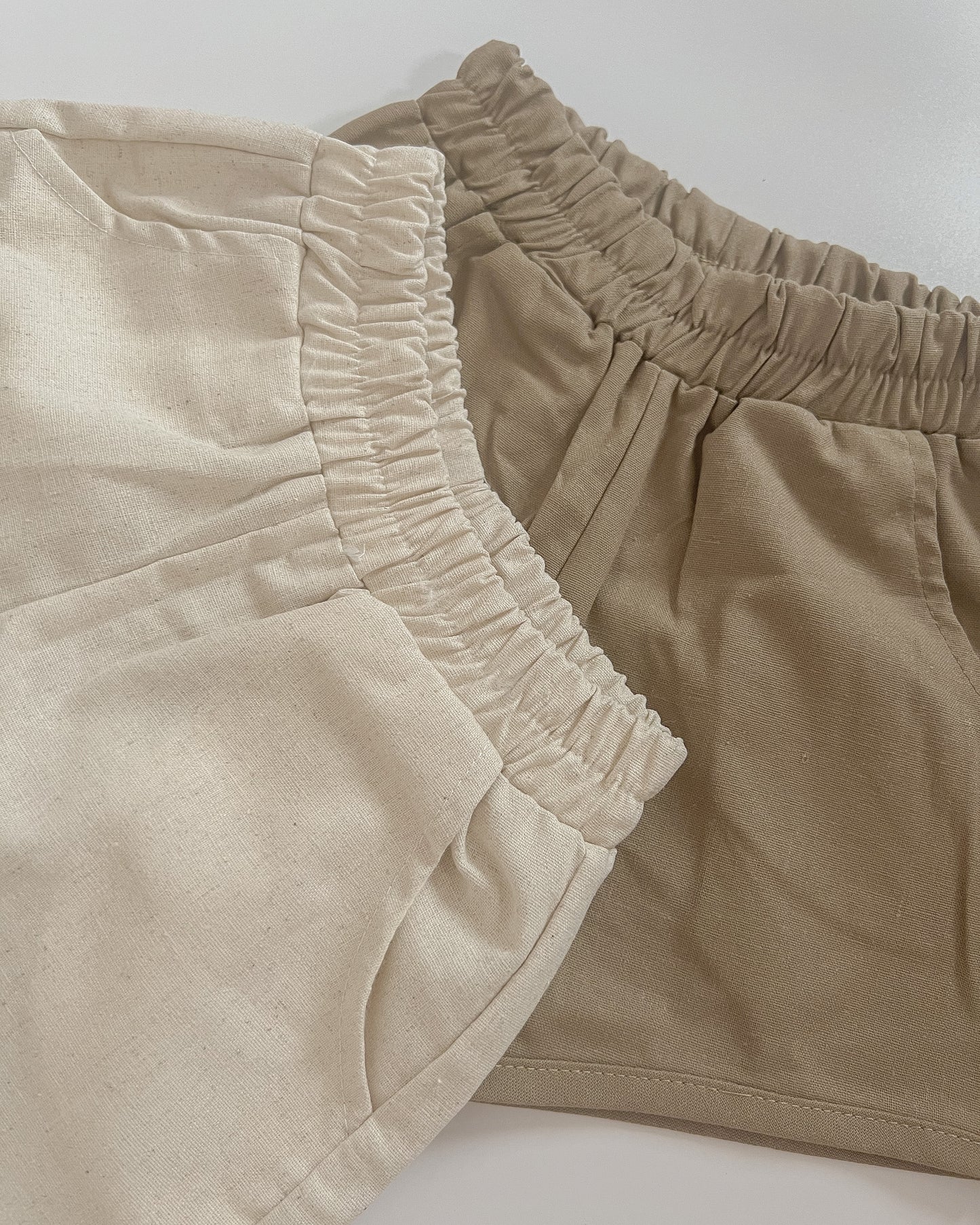 Maverick Linen Shorts - Khaki